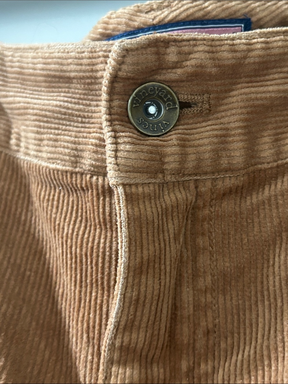 Vineyard Vines Women's Straight-Leg Corduroy Pants - Camel - Picture 4 of 7